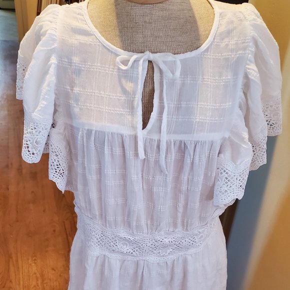 GAP White Maxi Dress NWOT - Picture 2 of 8